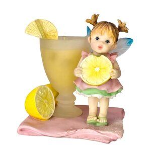 Enesco My Little Kitchen Fairies "Lemonade FAIRIE” 2005 No Box Missing Top Straw